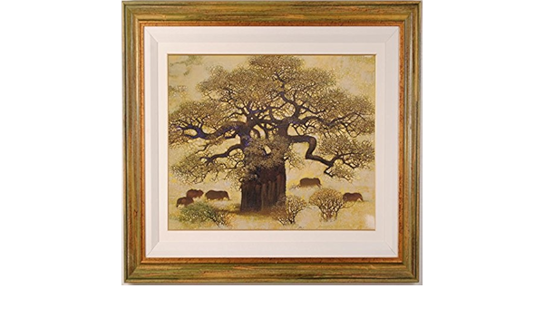 バオバブの木　絵画 バオバブの木 絵画