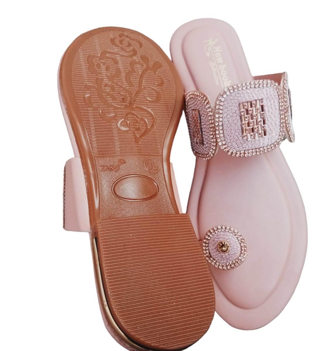 Unique collection Womens & Girls Flat Sandle, Wedding, Special for karwa chauth New Look sliper Sandale (pich, 6) (B0CL6BPV4G) Amazon Price History, Amazon Price Tracker