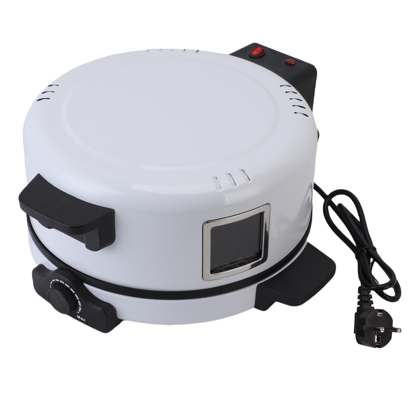 Generic Pizza Maker 2000W Calefacción Rápida Cubr Riqueza Máquina de Horno de Horno para Familia Use SUS y Material de Aleación de Aluminio (Enchufe de la UE)