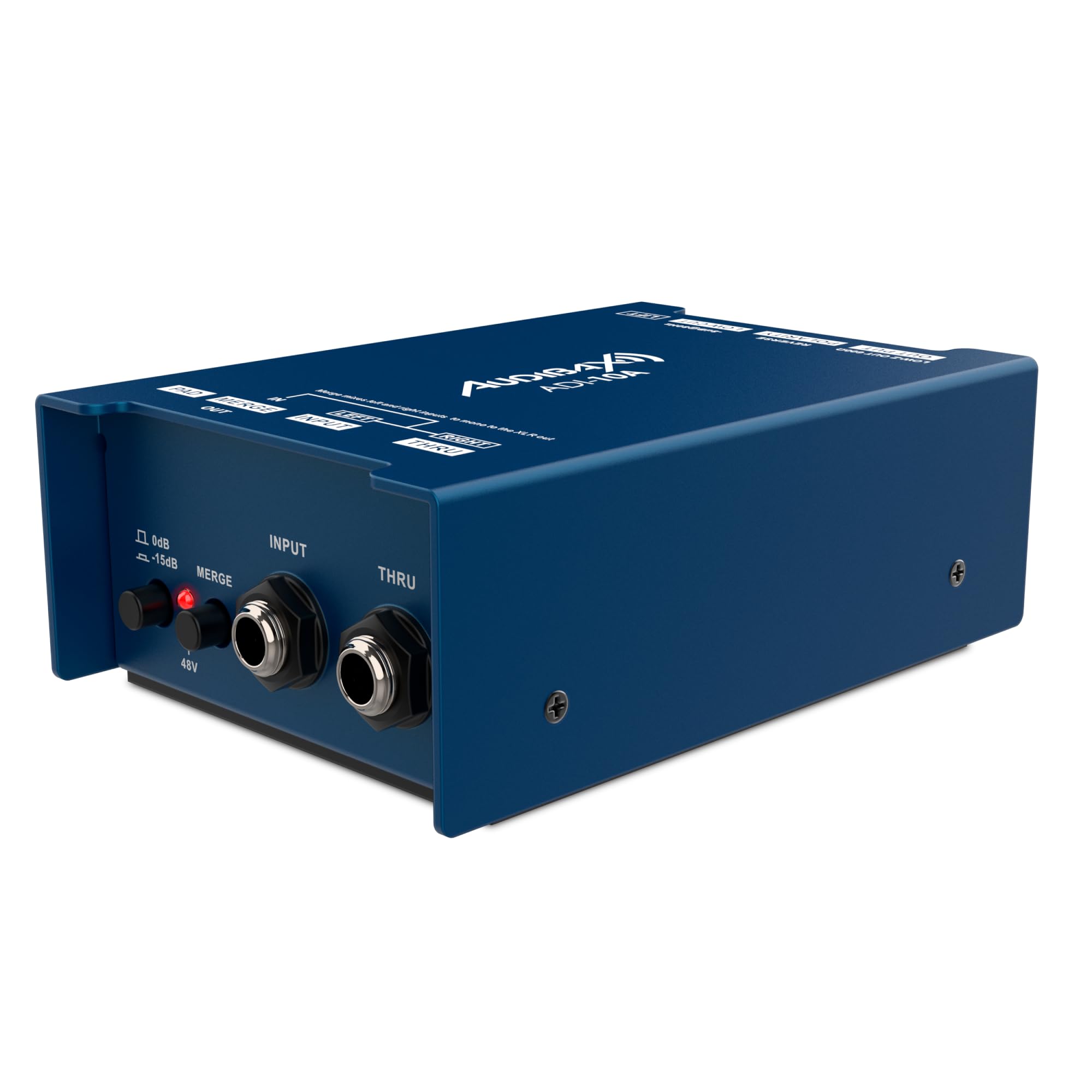 Audibax ADI-10A Caja DI Activa 48V con Alimentación Phantom