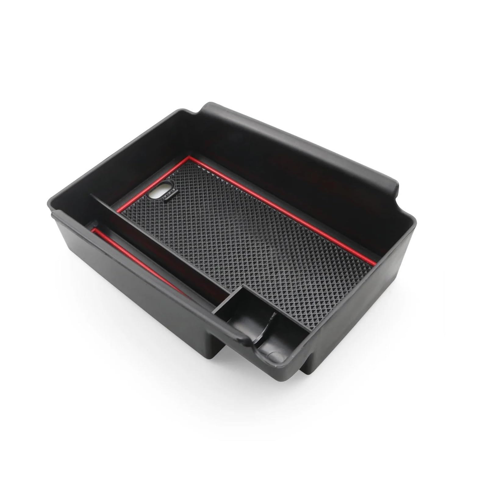 TOPOLVLCKC Armrest Storage Box For Skoda Octavia 4 Mk4 2020-2025 Car Armrest Box Storage Central Control Container Auto Interior Accessories (Red)