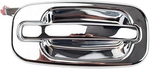 Miniatura 524 de TRQ Manija de puerta exterior delantera izquierda plateada para el lado del conductor compatible con Nissan 370Z 2009-2017