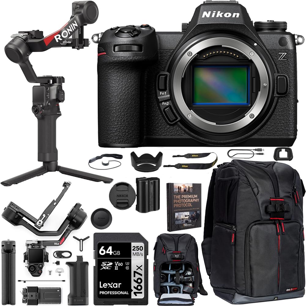 Nikon Z6III Mirrorless Camera with DJI RS 4 Gimbal
