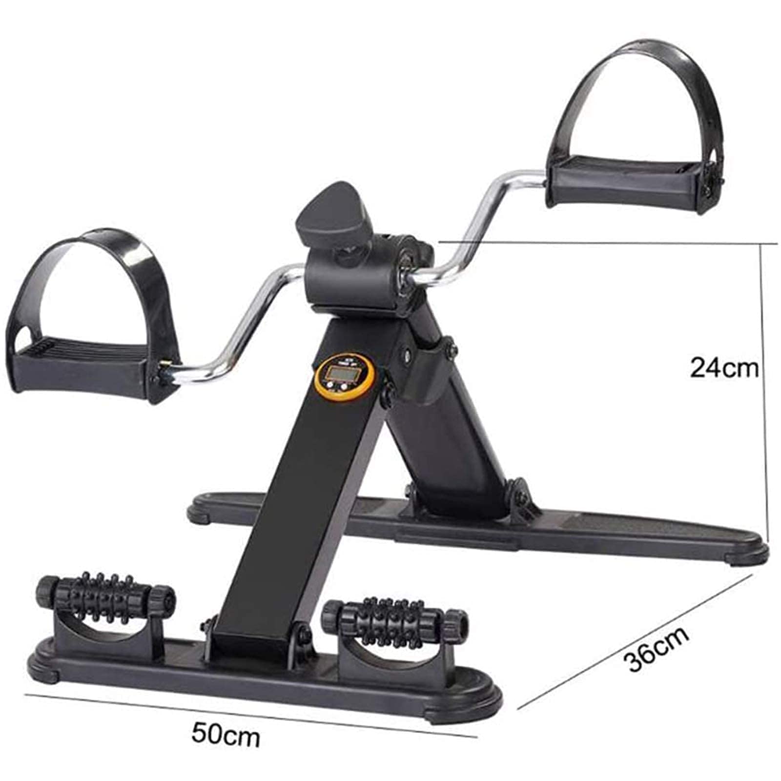 Riabilitazione per Gambe e per Arti Inferiori, Pedale Portatile Multifunzionale, Cyclette per Uso Domestico Regolabile per Gambe Piccole, pedaliera per Ufficio a casa