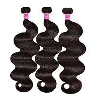 Vista 2 de Paquetes de cabello ondulado humano 22 24 26 pulgadas. Paquete de cabello ondulado humano 100% virgen sin procesar. 3 paquetes de tejido de cabello