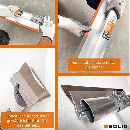 Flächenspachtel Solid Profi – Spachtel für Wände und Decken
