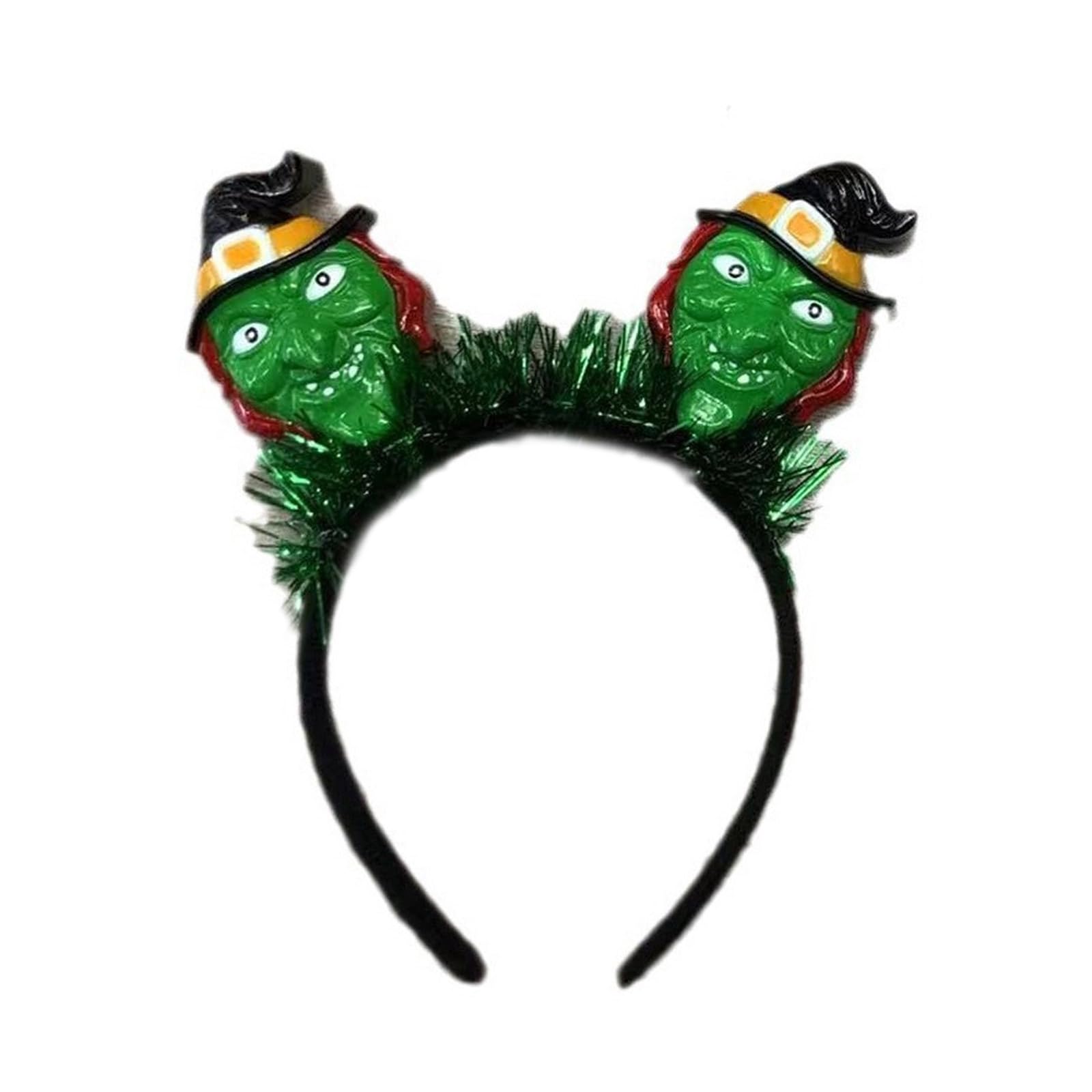 Buxuaaaa Halloween Party Essential Headband Comfortable Hair Hoop Adjustable Size Hair Bands Festivities Headwears Accessories Children Teens Adults Headband