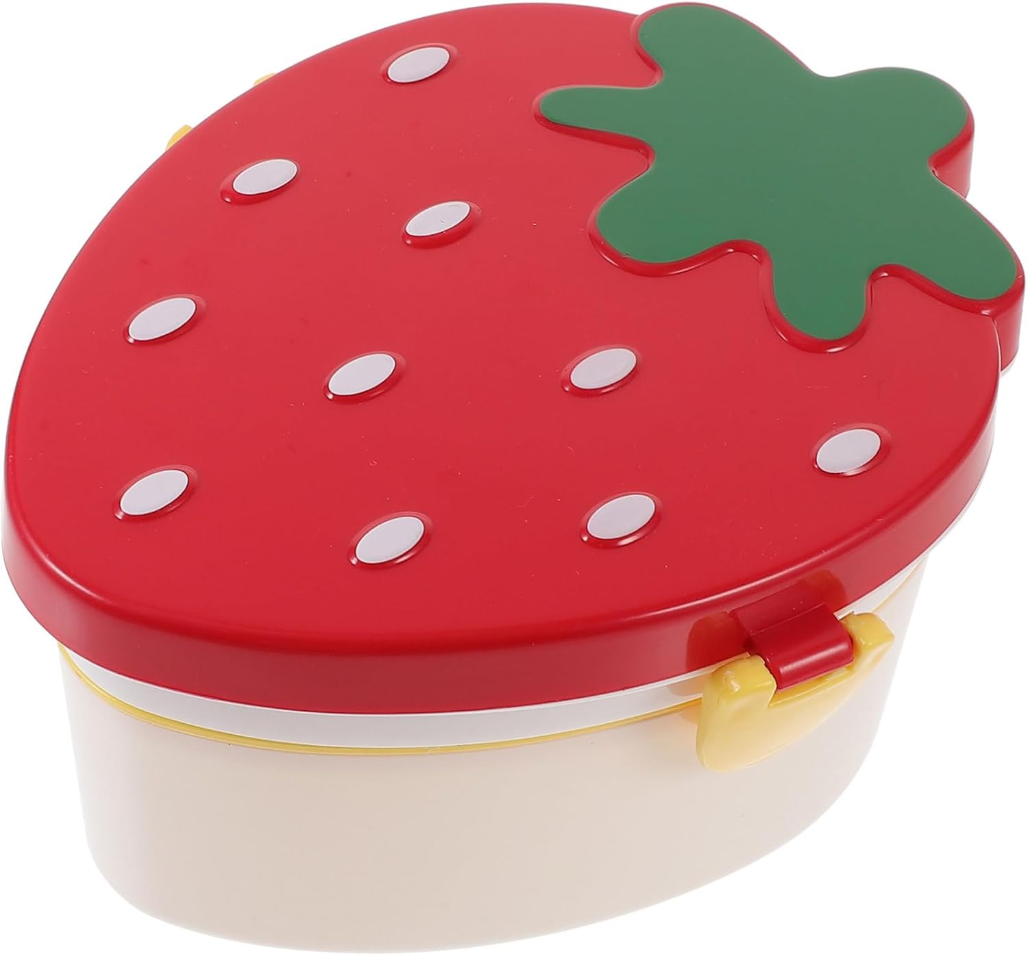 Mikinona Children's Strawberry Lunch Box Portable Leak-proof Multi-function Bento for School Meals