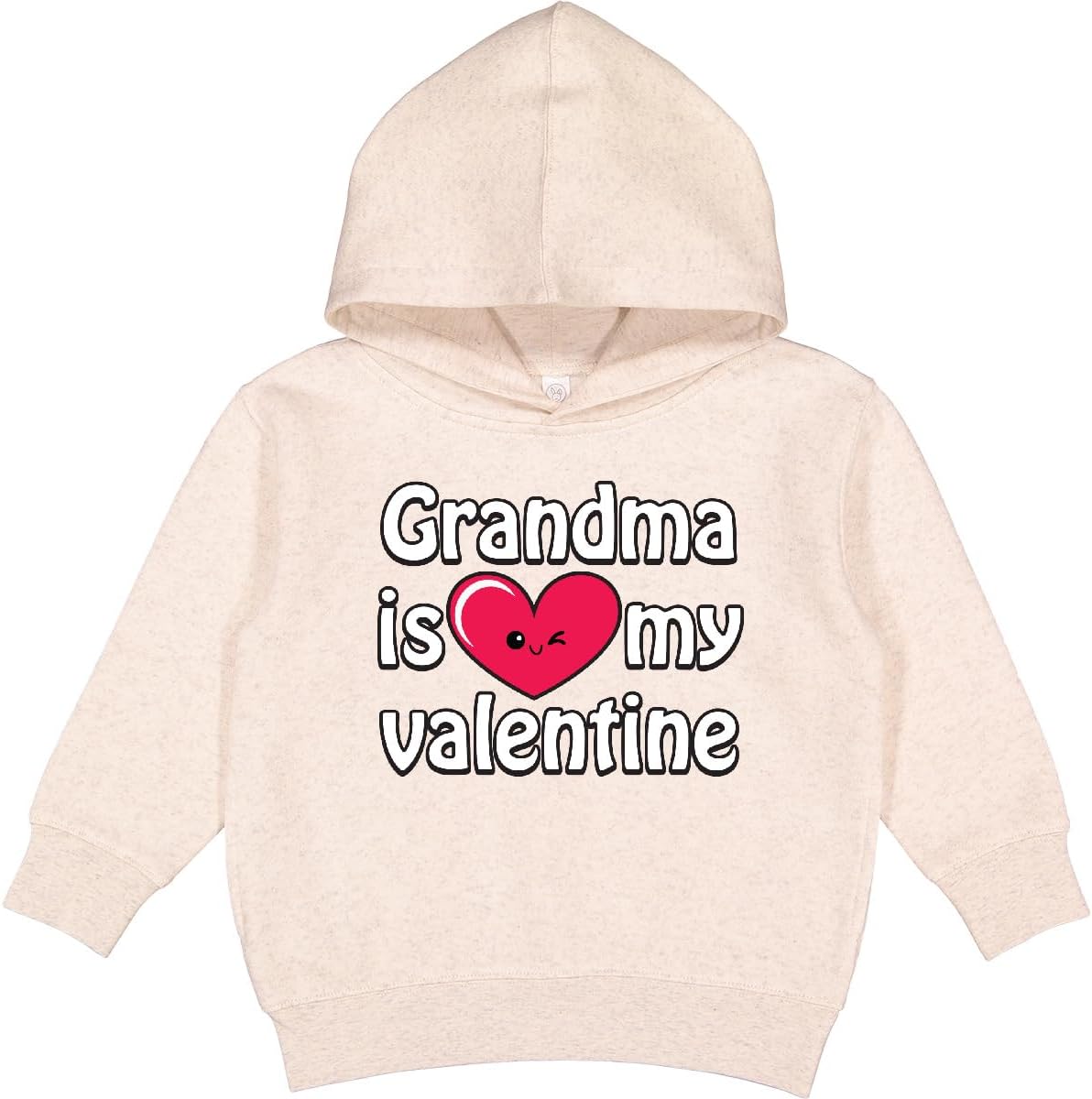 inktastic Grandma Is My Valentine Toddler Hoodie