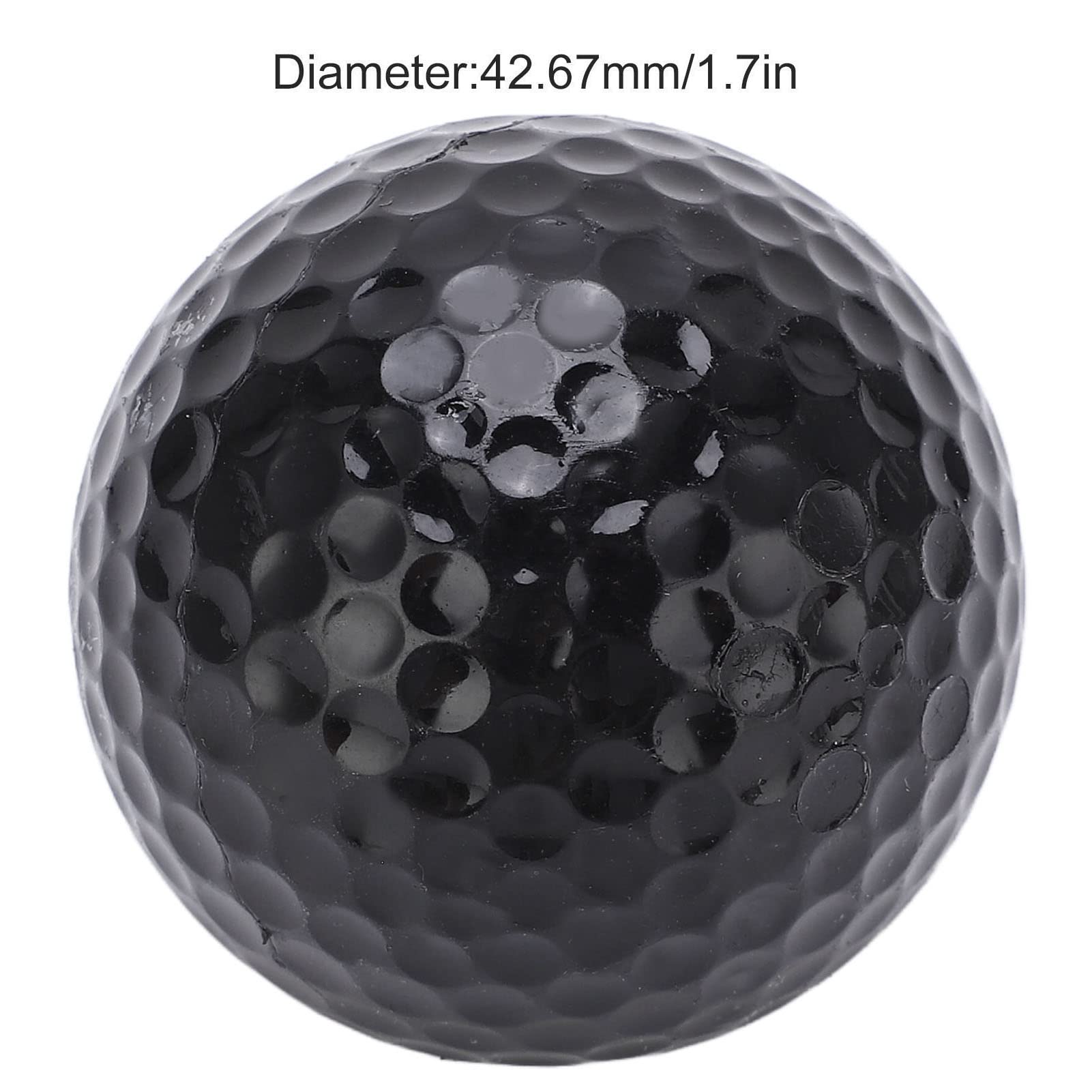 BuyWeek Pelotas de Golf flotantes 2 Capas Flotador Rango de Agua Pelota de Práctica Entrenamiento Negro