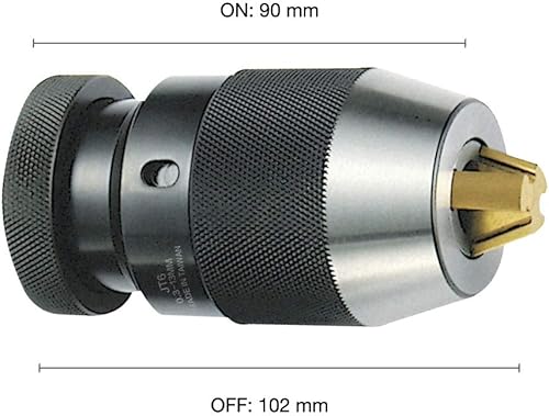 Miniatura 2 de Chum Power Portabrocas sin llave especial de 164"-12", montaje JT6, mandíbulas de titanio