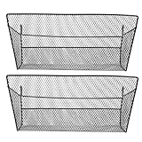 Paniers de rangement en fil métallique – finitions soignées, polissage lisse, capacité de rangement, pratiques et faciles à utiliser, panier suspendu pour porte