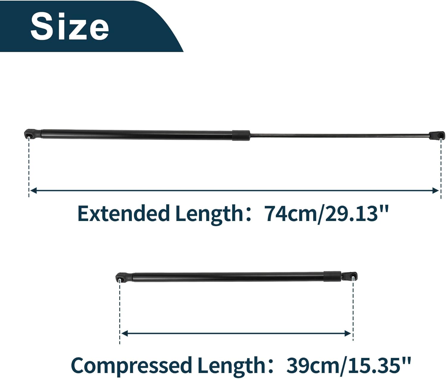 Front Hood Lift Supports Struts Bonnet Gas Spring for Audi A4 A5 S4 S5 2009-2016 Black 1PCS