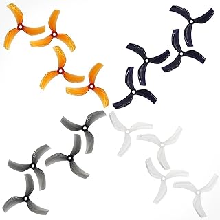Gemfan Ducted D90 3.5 inch M5 Shaft 3-Blade Proppeller for Cinewhoop RC FPV Quadcopter Drone (4 Colors, 16 Pcs, 8CW + 8CCW)