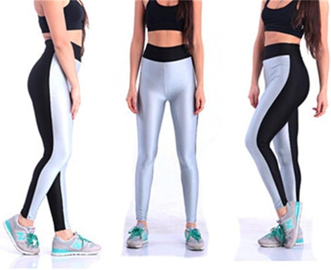 Shiny Spandex Leggings Pants 