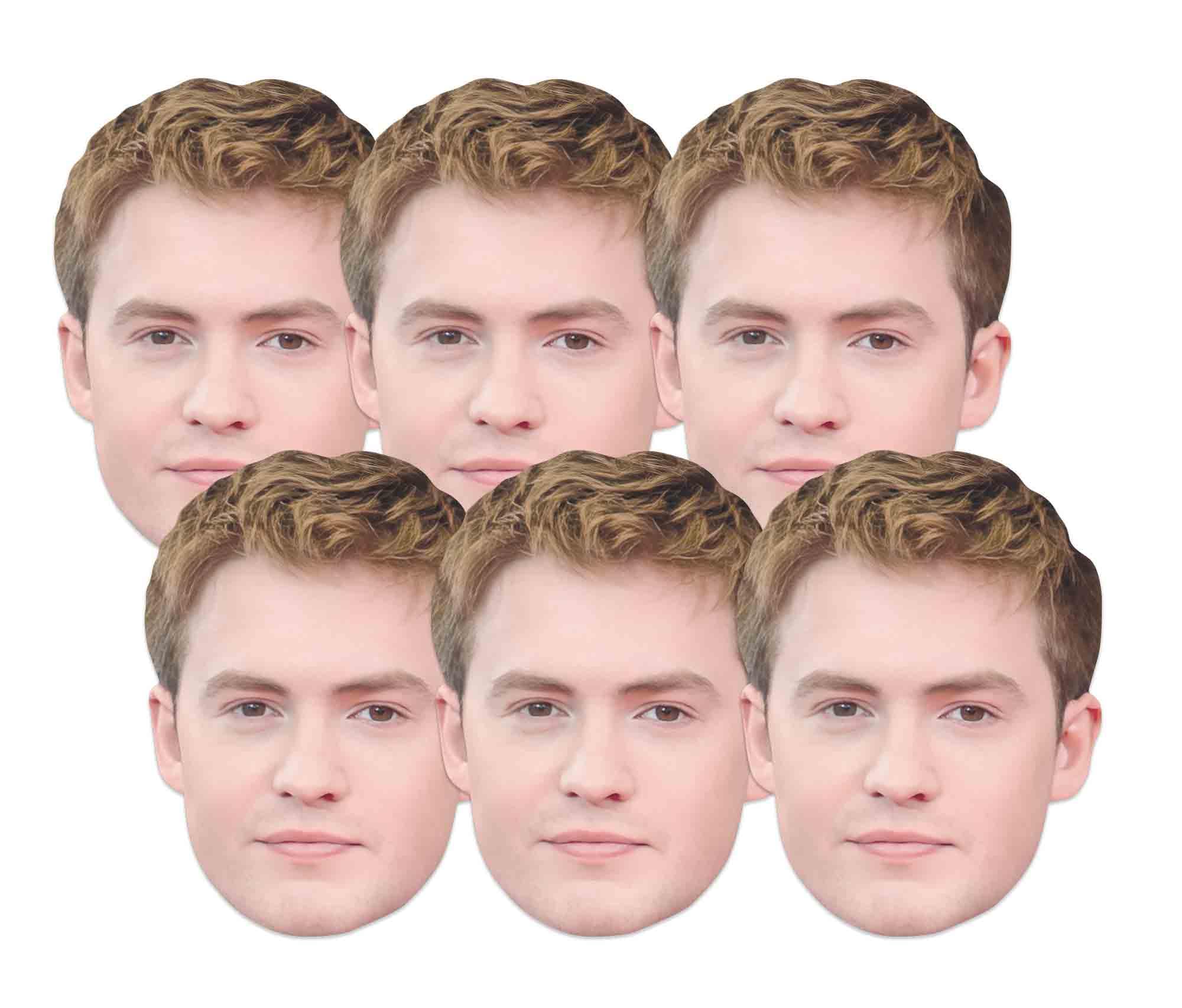 Masques en carton Connor Star Cutouts CMP008 pour décoration de fête