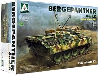 TAKOM TKO2102 Model 2102: 1/35 Bergepanther AUSF.D Conversion Seibert 1945 Production with Full Interior Kit