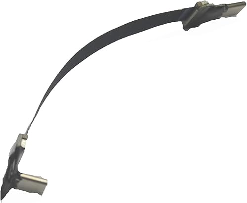Flaches  weiches  flexibles FFC-USB-C-FPV-Flexibles FPC-Kabel  USB-Typ-C  Grad  abgewinkelt USB-Typ-C  gerade fA r Synchronisation und Laden von Schwarz  5CM 