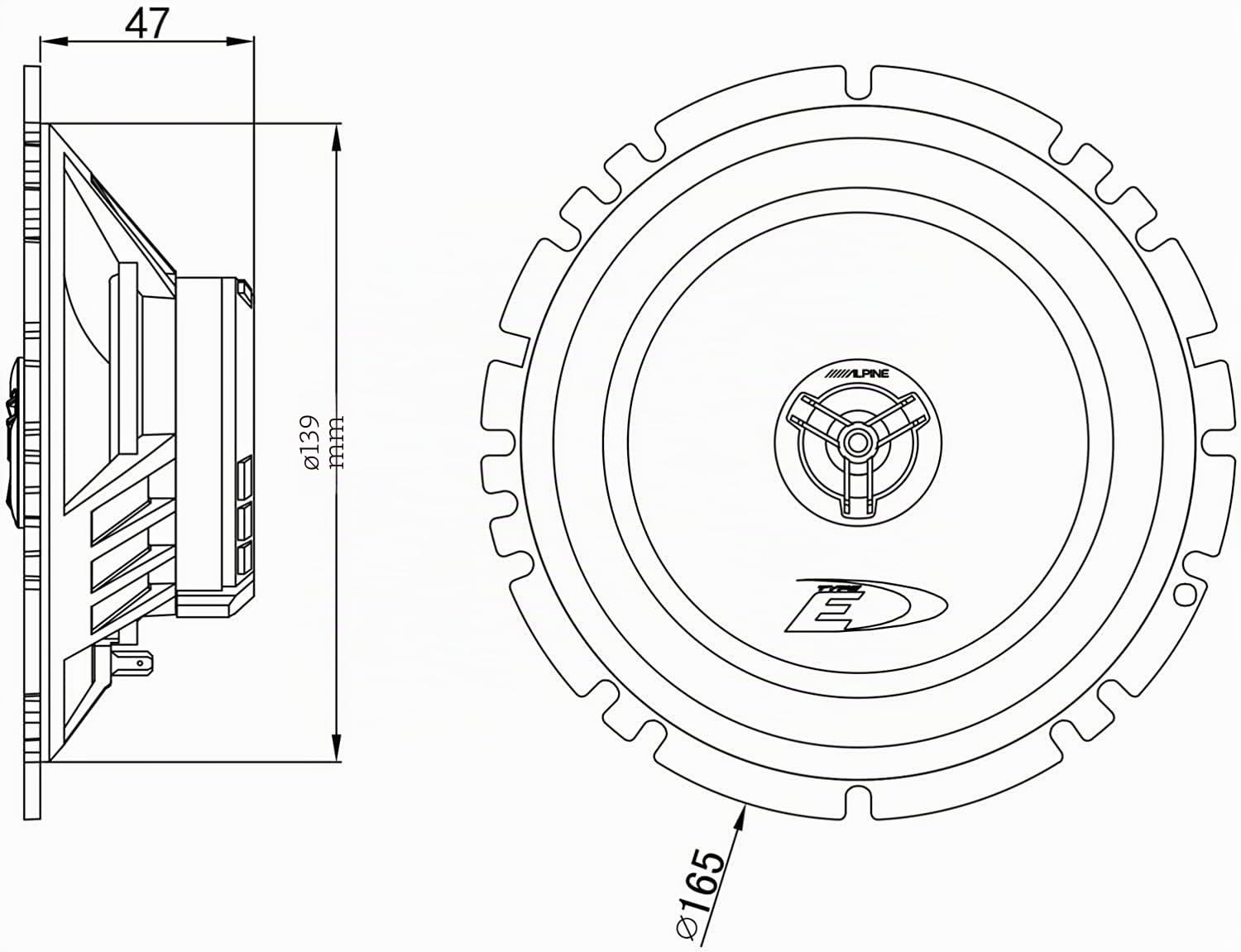 Kit haut-parleurs Alpine pour BMW série 3 E46 98-06 avec adaptateurs et supports