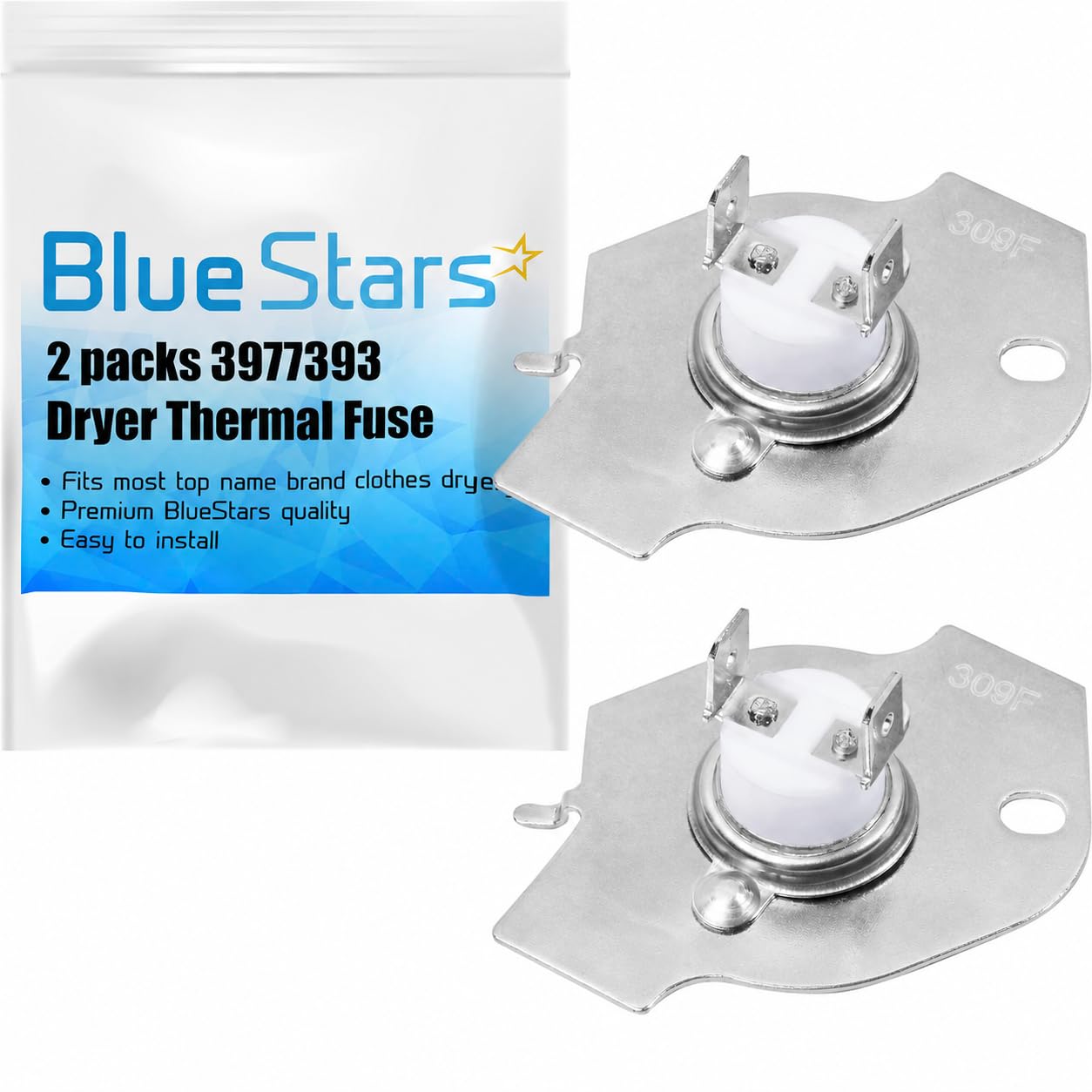 Amazon.com: BlueStars 2-Pack 3977393 Dryer Thermal Fuse