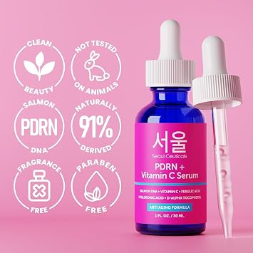 SeoulCeuticals PDRN Serum Salmon DNA Vitamin C Face Serum Korean Skin Care