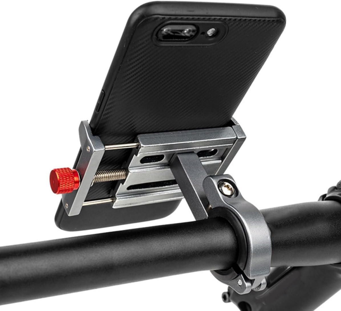 BESTOYARD Rotatable Motorcycle Phone Holder for Bikes with Aluminum Alloy Material and Easy Installation, Rock-Steady Phone Stand for Bike Handle Bar Navigation Accessories