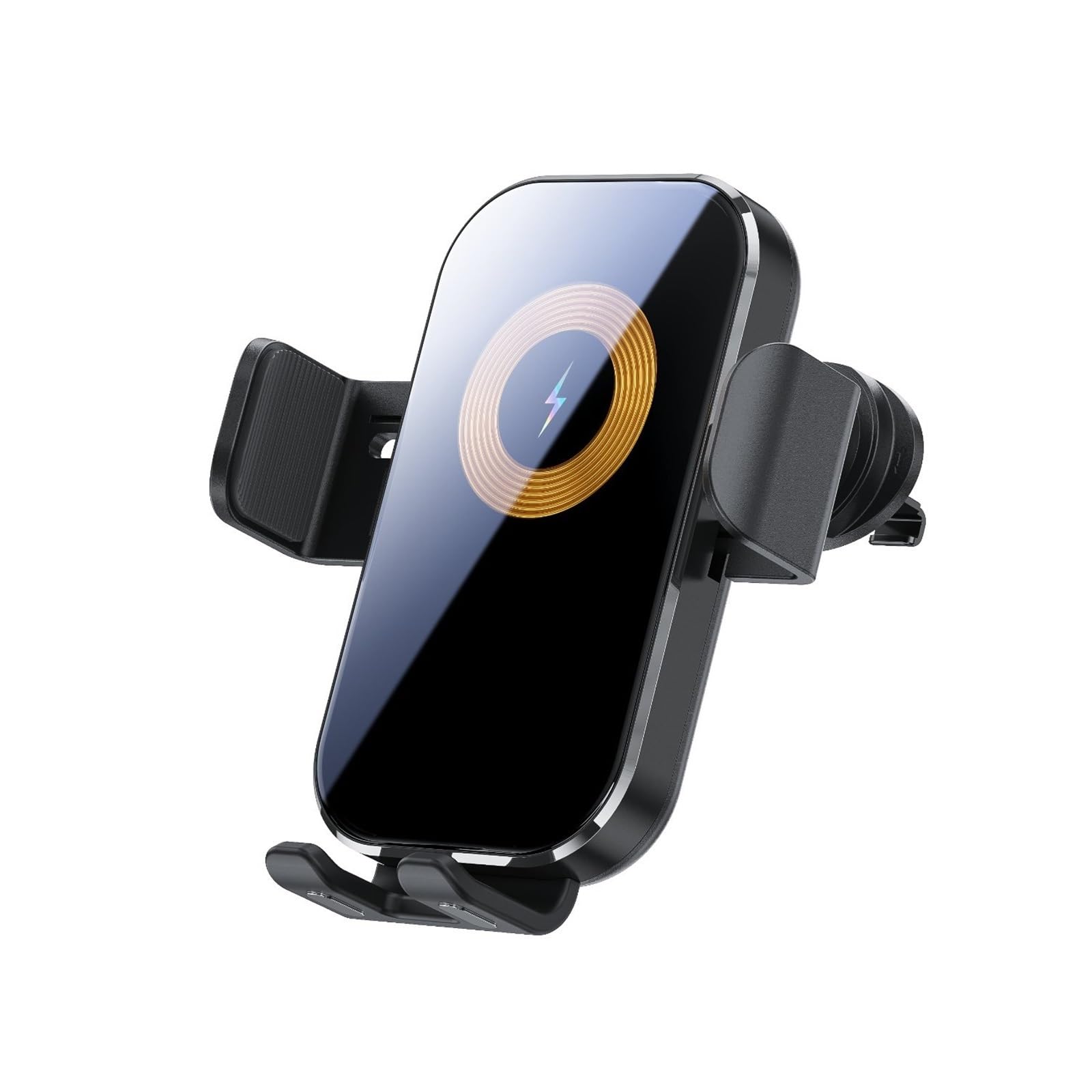 Per Xiaomi Caricabatterie Wireless Universale Per Auto Con Sensore Intelligente Supporto Auto Supporto Telefono Supporto Ricarica Rapida 15 W Porta Cellulare Auto(Black)