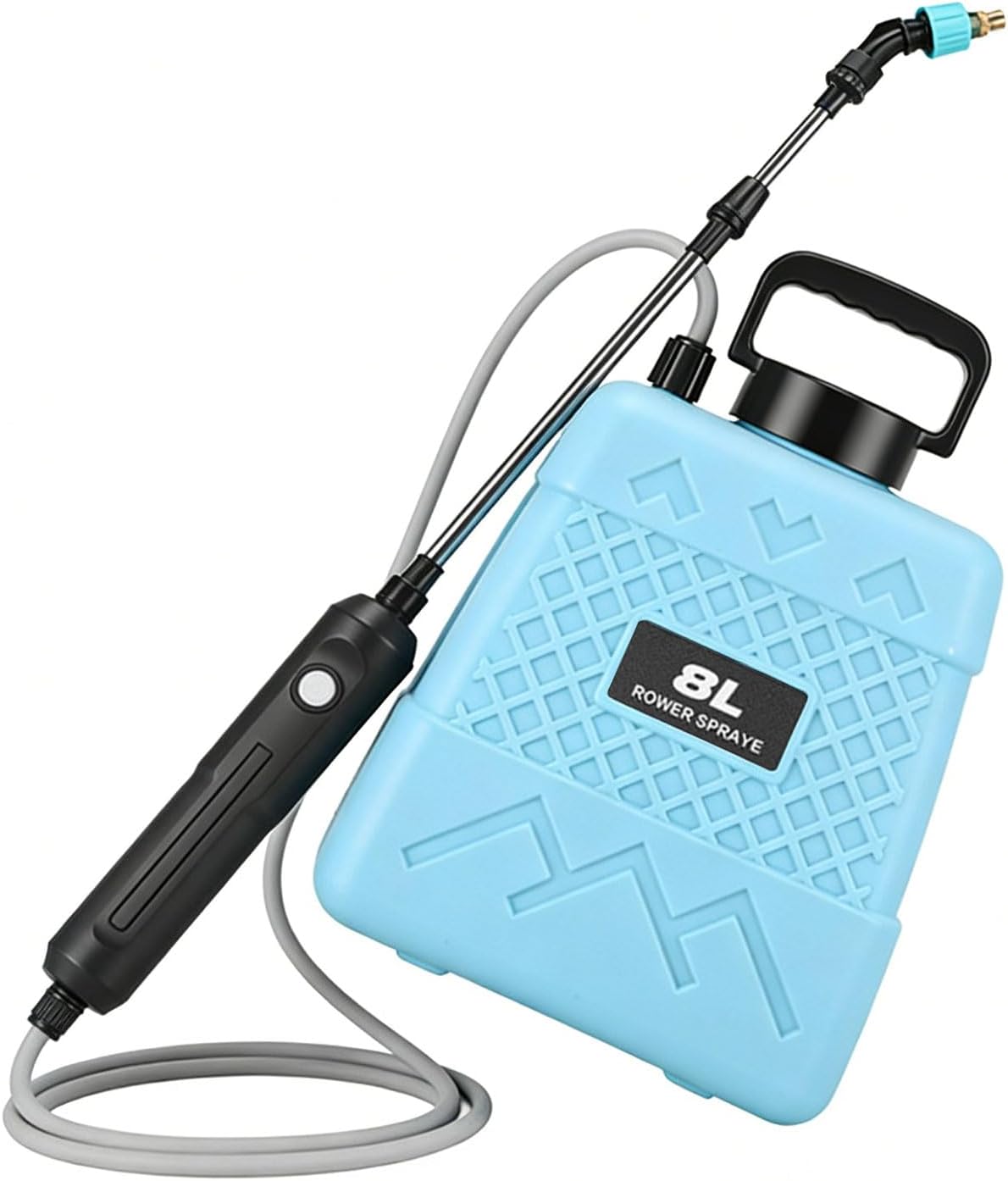 Strong 1500mAh USB Gardening Water Container with Two Sprinkle Settings and Telescopic Handle Up to 80cm Multi Mode Plant Sprayer