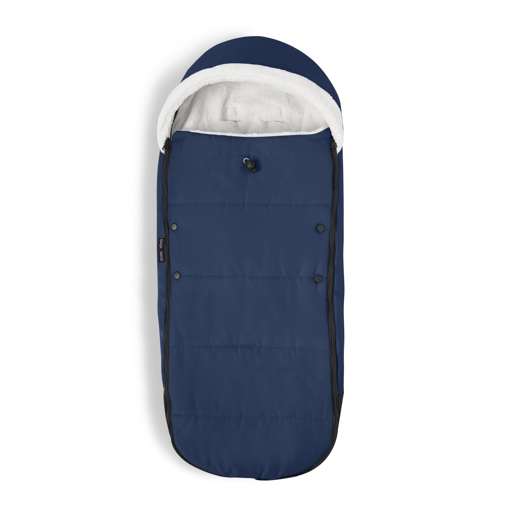 Stokke YOYO Footmuff - Cosy-Toe Cold-Weather Footmuff for YOYO³ Stroller - Compatible with YOYO+, YOYO² & YOYO³ Frames - Stroller Sold Separately, Navy Blue