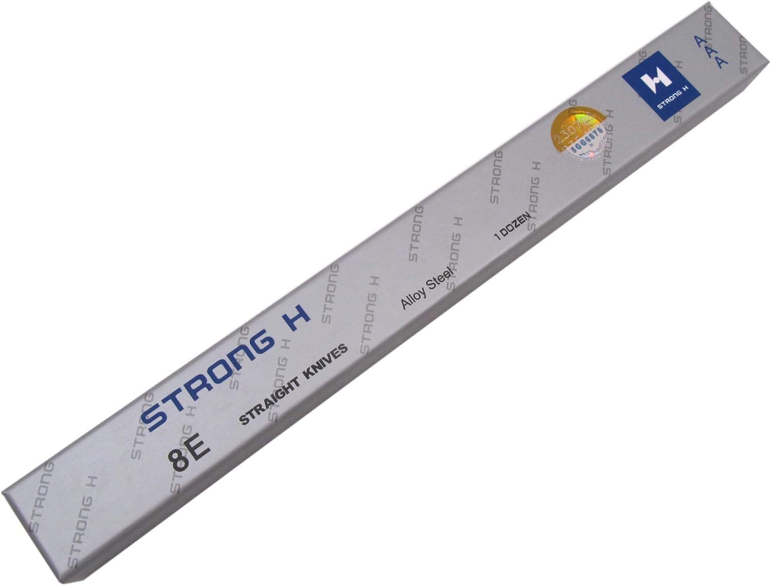 CKPSMS Brand -(1 Dozen)12 Pack E Strong H-3A Alloy Steel Blades Compatible with/Replacement for KM Brand/Eastman Brand Straight Cutting Machines (Size:8E)