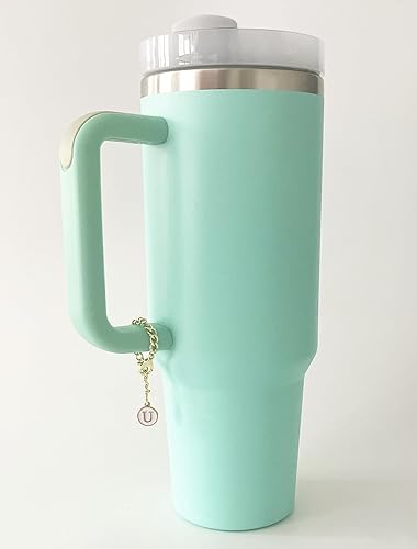 Miniatura 12 de Tovly 2PCS Stanley Cup Accessories Letter Charms Name ID Initial Letter Handle Personalized Charm For Stanley Tumbler