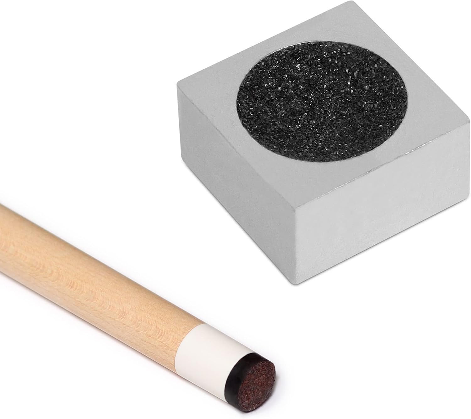 OKKO Pool Billiard Cube Scuffer Shaper Metal Cue Tip Tool, Pack of 2
