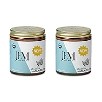 Vista 28 de JEM Organics Cashew Cardamom Sprouted Almond Nut Butter, Organic, All Natural,Gluten-Free, Vegan, Paleo, Keto Snack, 16 oz Jar, Single Pack