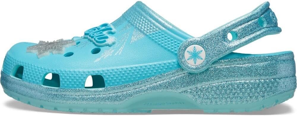 Crocs Girls' Frozen Elsa Classic Clogs