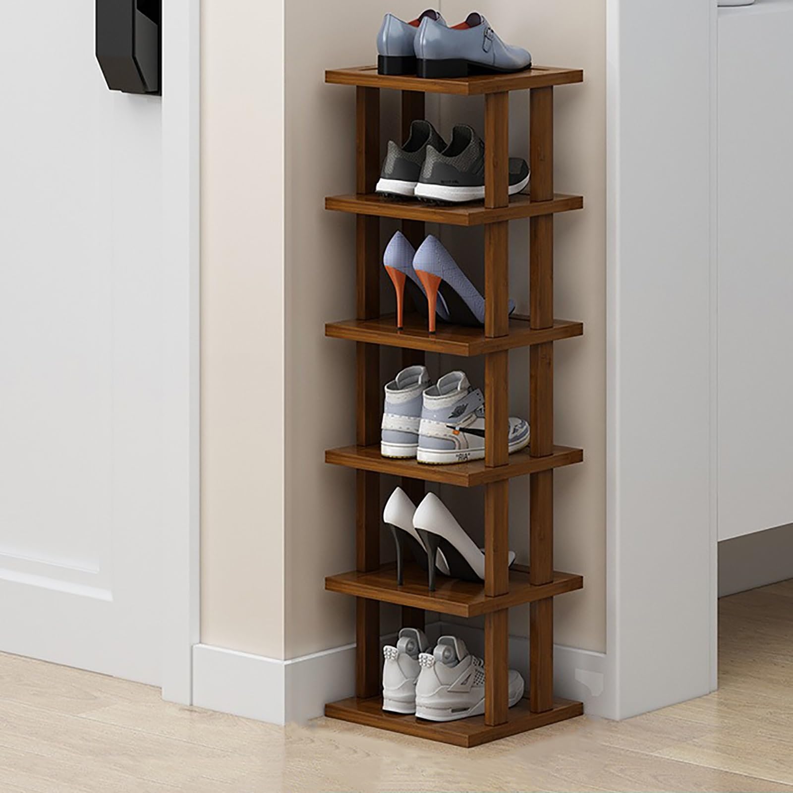 Étagère à chaussures étroite robuste : fini le désordre dans l'entrée