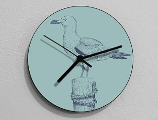 Sea Gull Wall Clock - Sea Life - Kids Nursery Room, Teens Room, Baby Room - Wall Clock