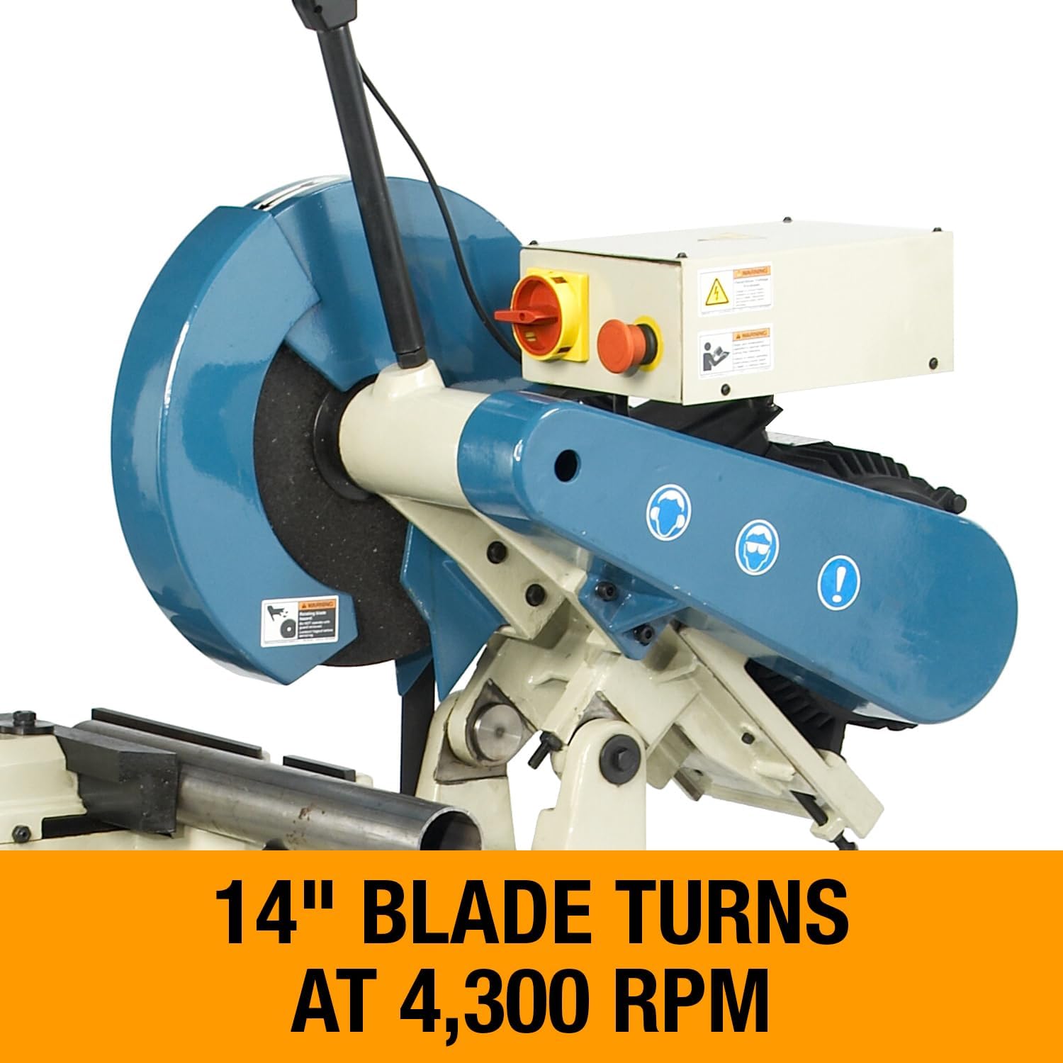 Baileigh 14-Inch Abrasive Chop Saw, 3Ph 220V (AS-350M)