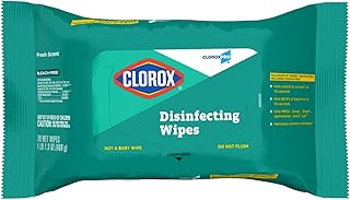 CloroxPro Disinfecting Wipes, Clorox Flex Pack, Healthcare Cleaning and Industrial Cleaning, Clorox Disinfectant, Fresh Scent, 70 Count (Pack of 9) - 60034