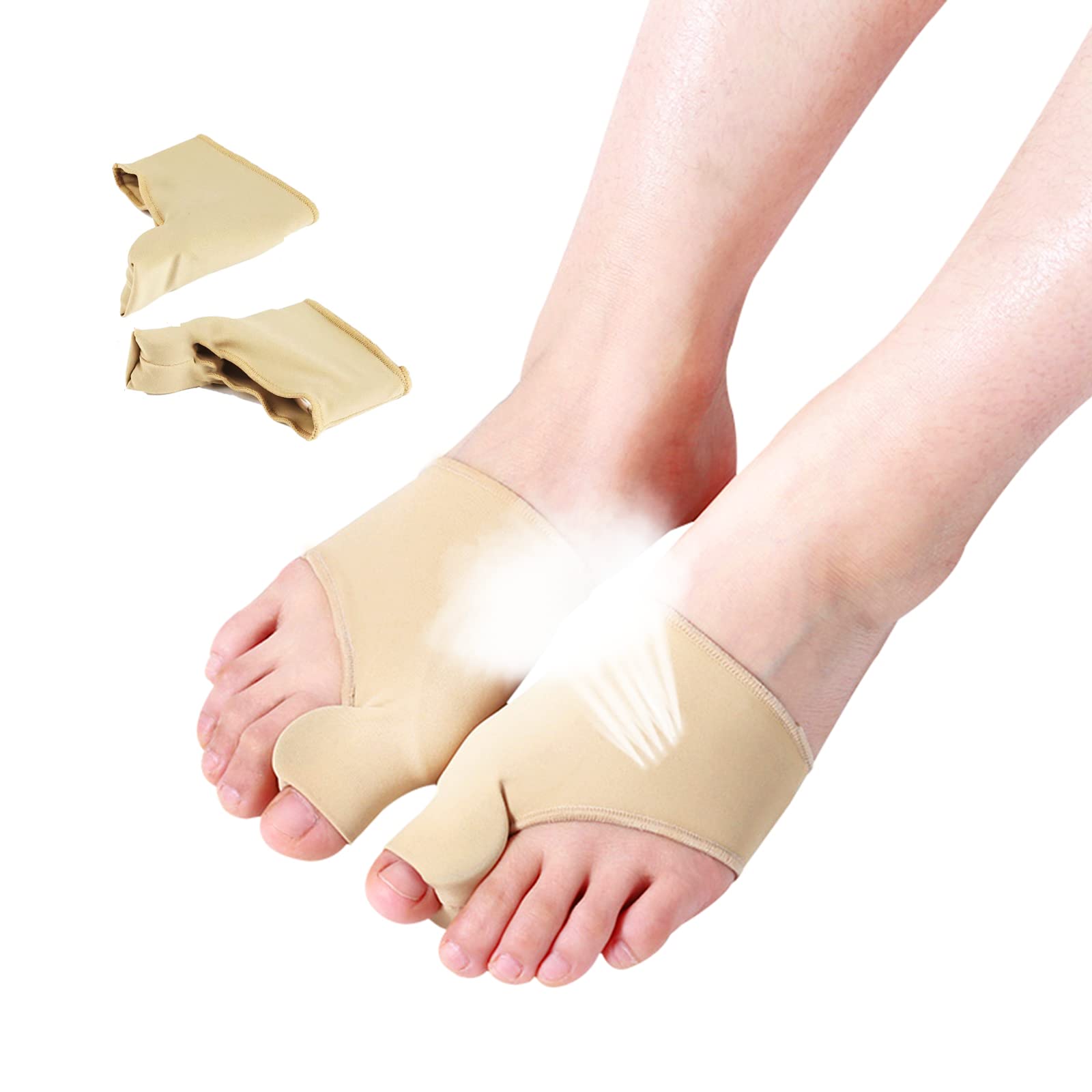 ❣️匿名❣️外反母趾　足親指 拇趾 サポーター Amazon | 【1ペアセット】Akitsuba 足親指 拇趾 サポーター 足親指