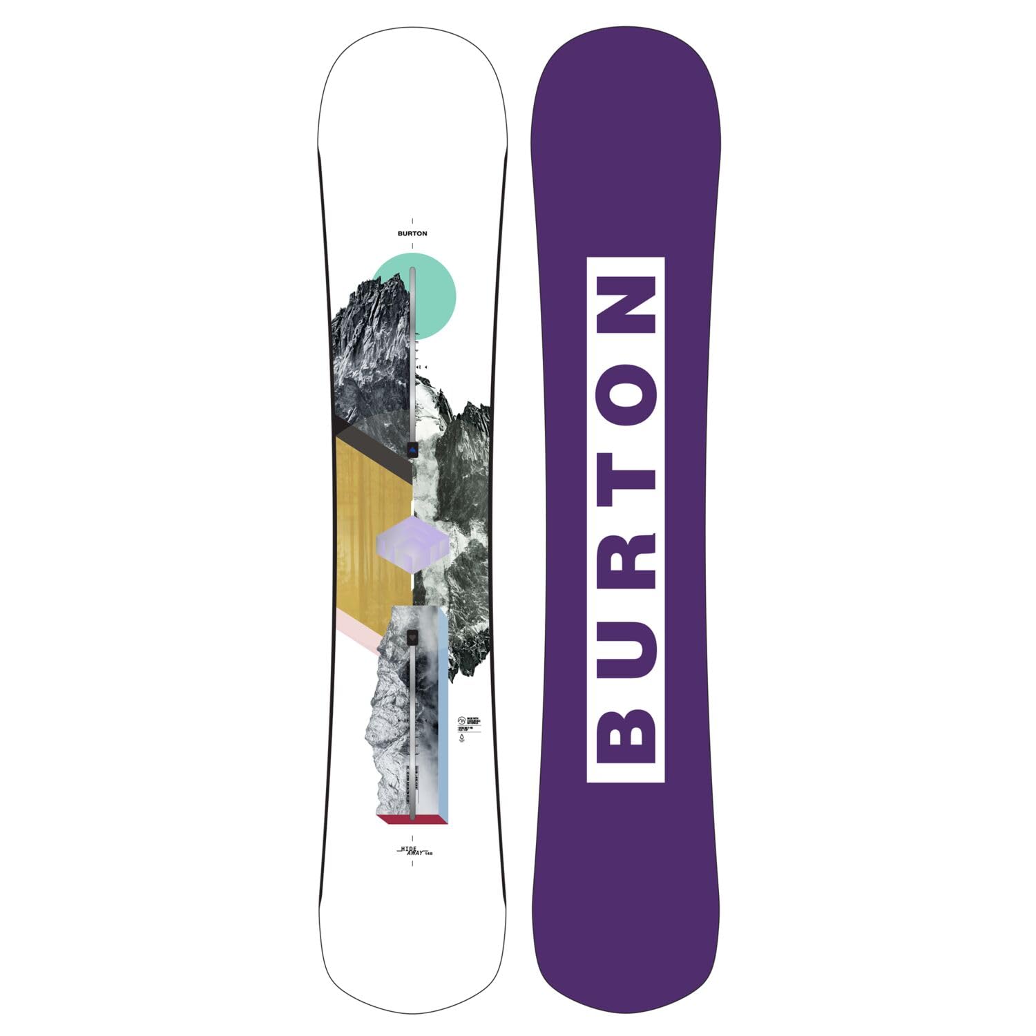 Burton - Tavola da snowboard donna Hideaway – donna – misura 140 – bianco