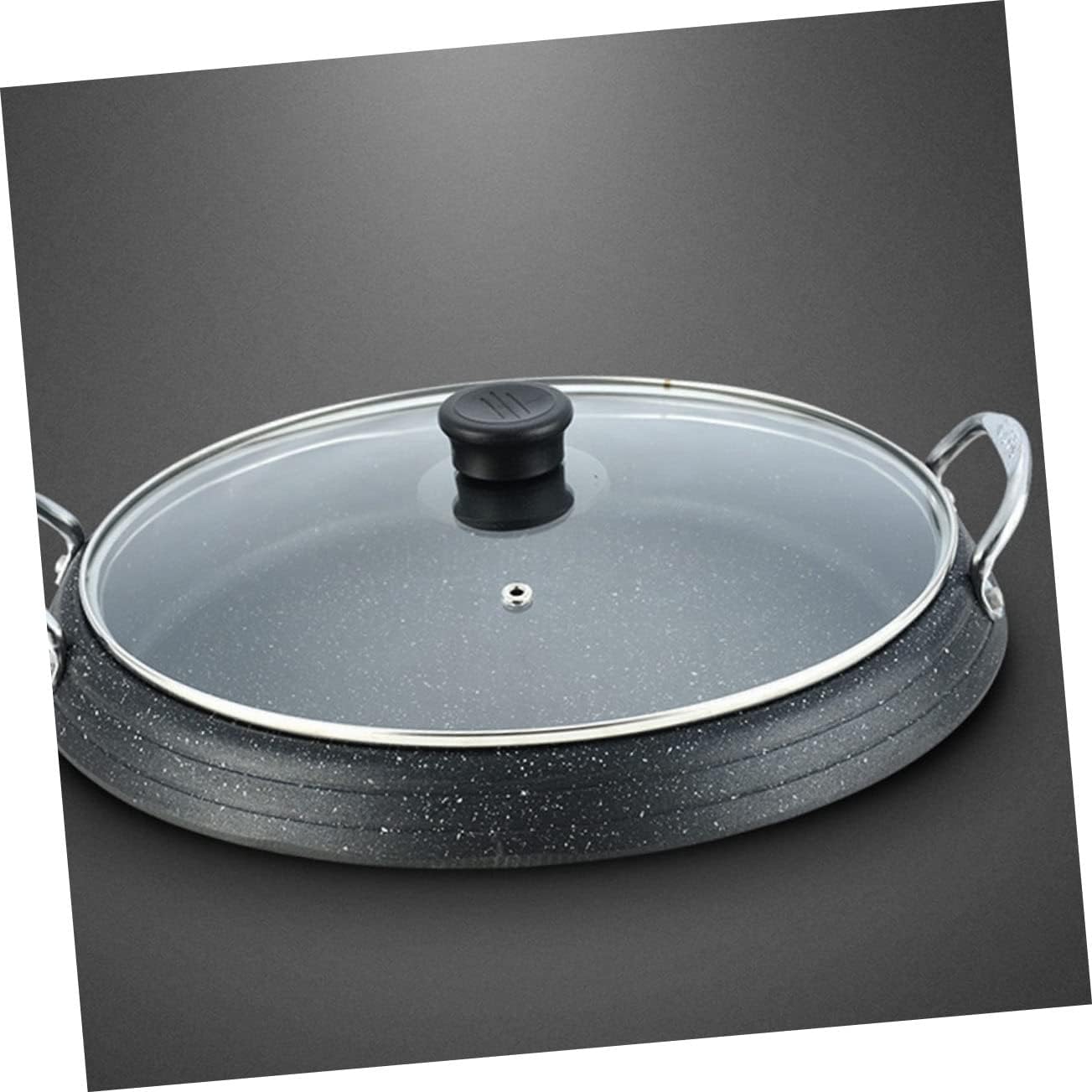 VICASKY Medical Roast Meat Platter Bbq Pan Non Stick Multi Function Korean Bbq Grill Plate for Indoor Outdoor Barbecue and Home Cooking
