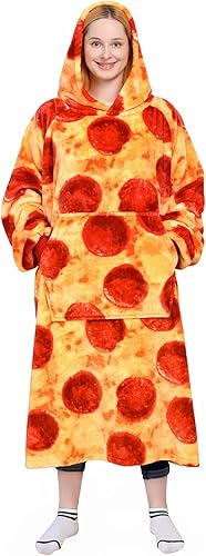 Miniatura 8 de Waitu Manta Vestible para Niños, Manta con Capucha Vestible Regalos para Adolescentes Niñas y Niños, Sudadera Manta Cálida para Adolescentes, Manta