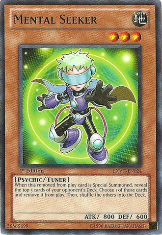 Amazon.com: Yu-Gi-Oh! - Mental Seeker (EXVC-EN024) - Extreme Victory -  Unlimited Edition