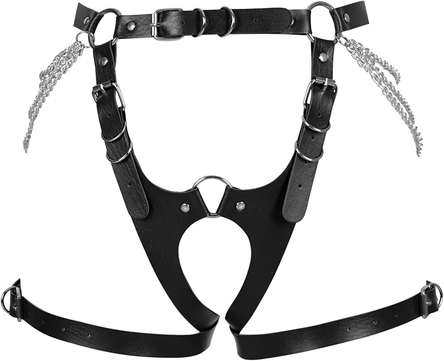 BGMer Women Garter Belt Leg Thigh Strap Body Chain Gothic