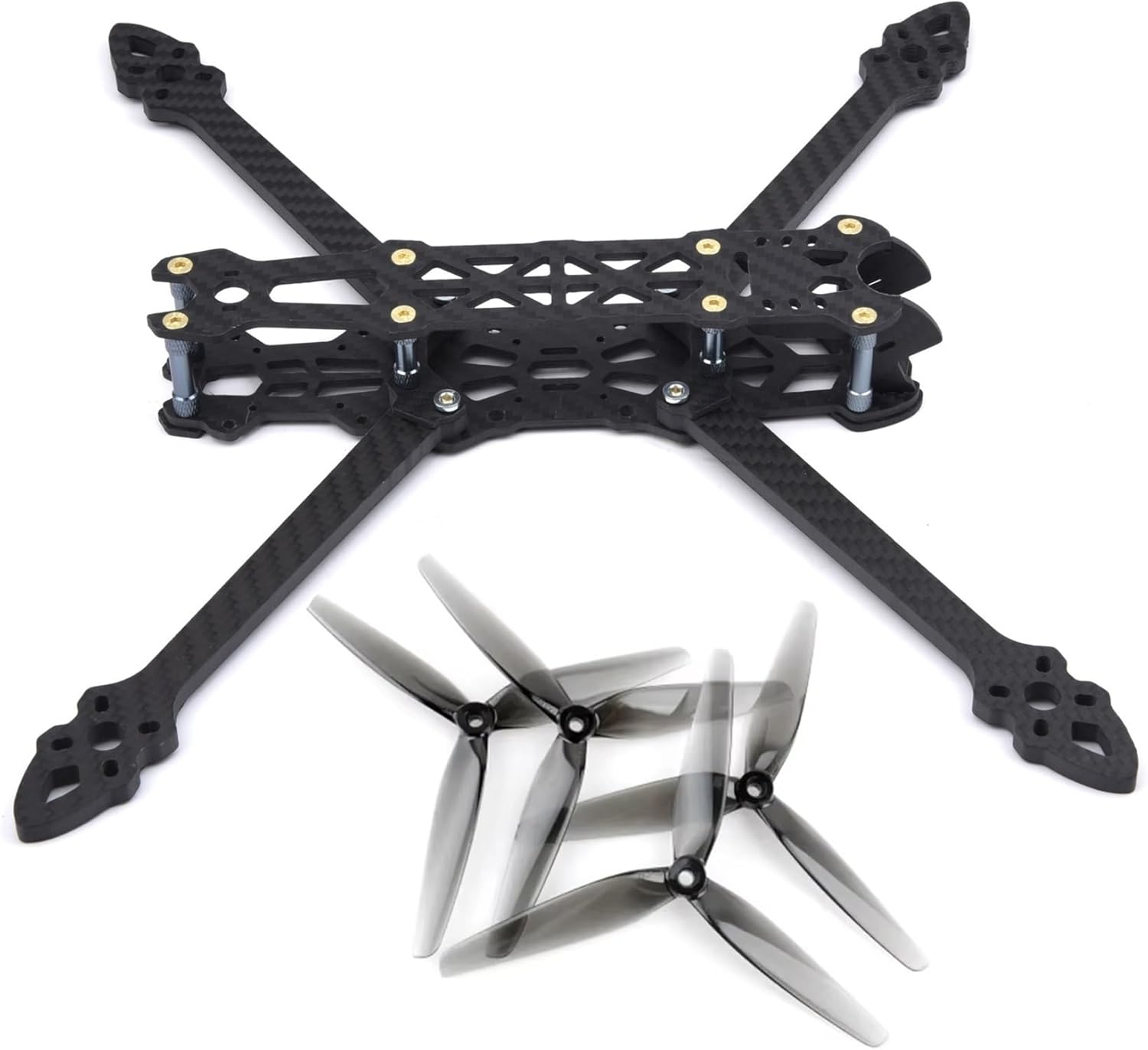 Mark4 FPV Racing Drone Quadcopter Freestyle Frame 7inch 295mm Fit for 2807/2806.5 Motor(Frame with 7035 Prop)