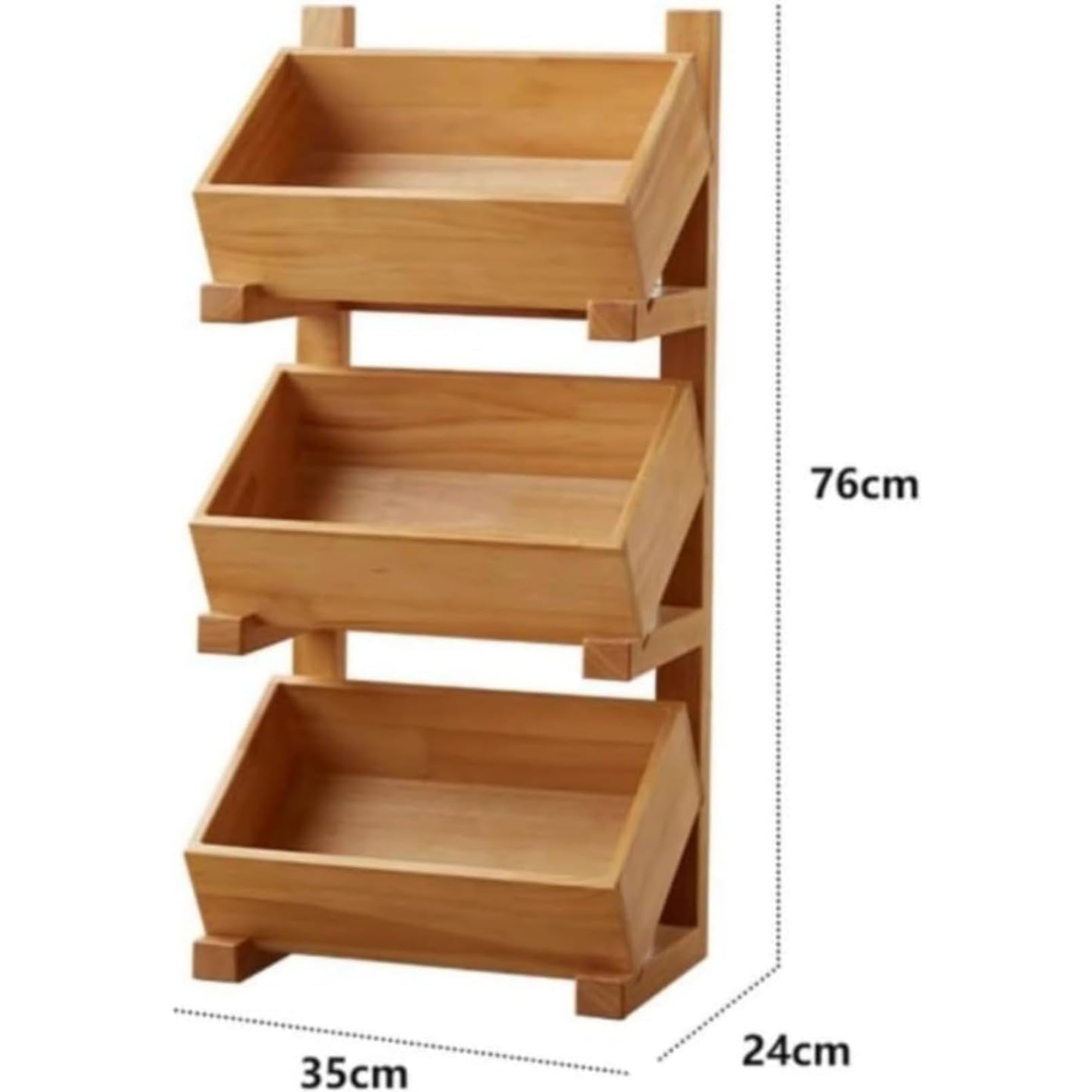 Wooden Display Rack / 木製 ディスプレイ 棚 Amazon.co.jp: [otoye] 実木置物棚 木製ディスプレイラック 青果 野菜