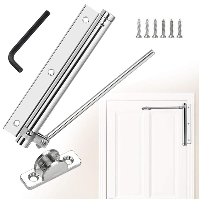 HASTHIP® 2 Pack Door Closer, Spring Loaded Automatic Door Closer