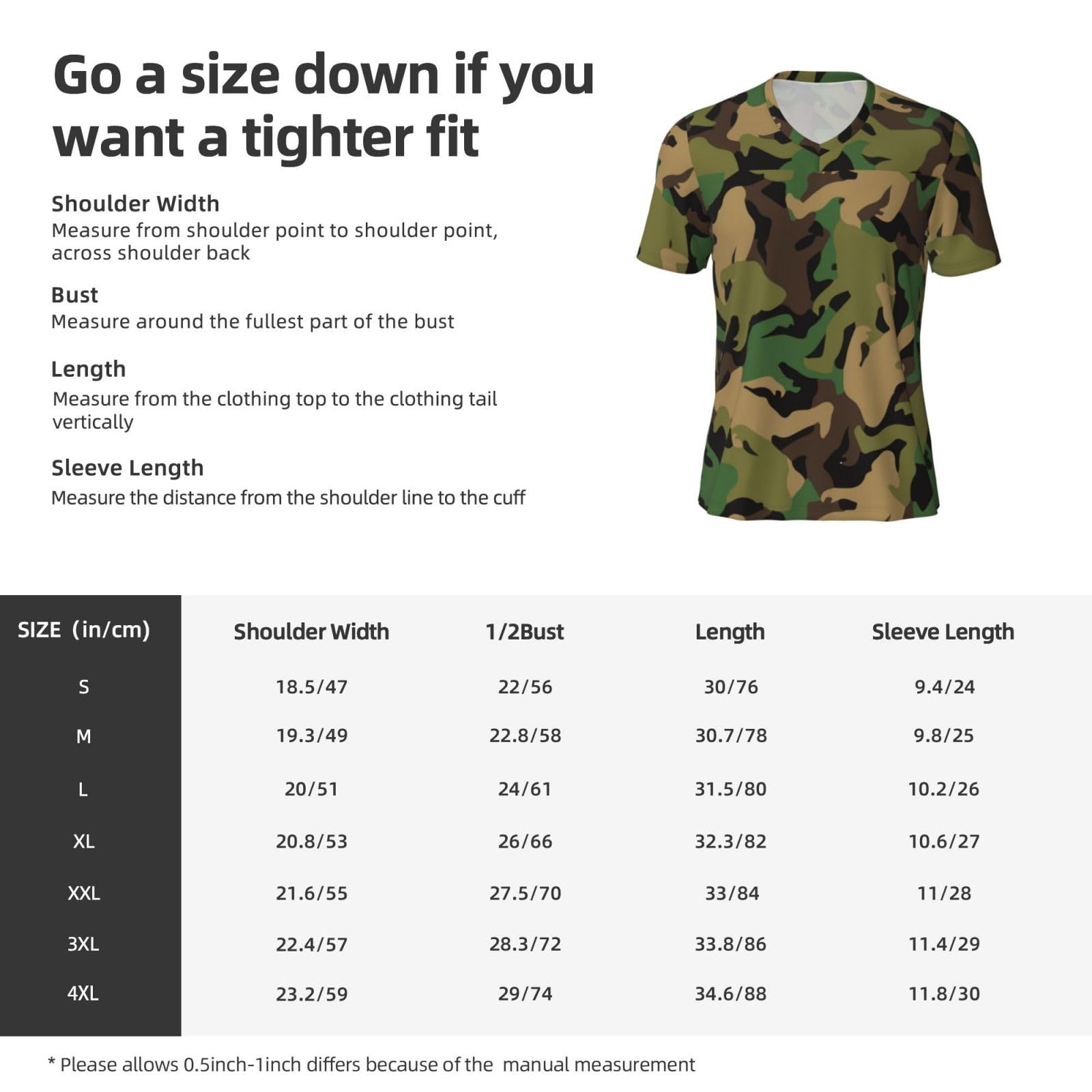 Stylish Athletic Sports Jersey Bigf-Oot-Camouflage-Camo Men's Rugby Jersey Medium