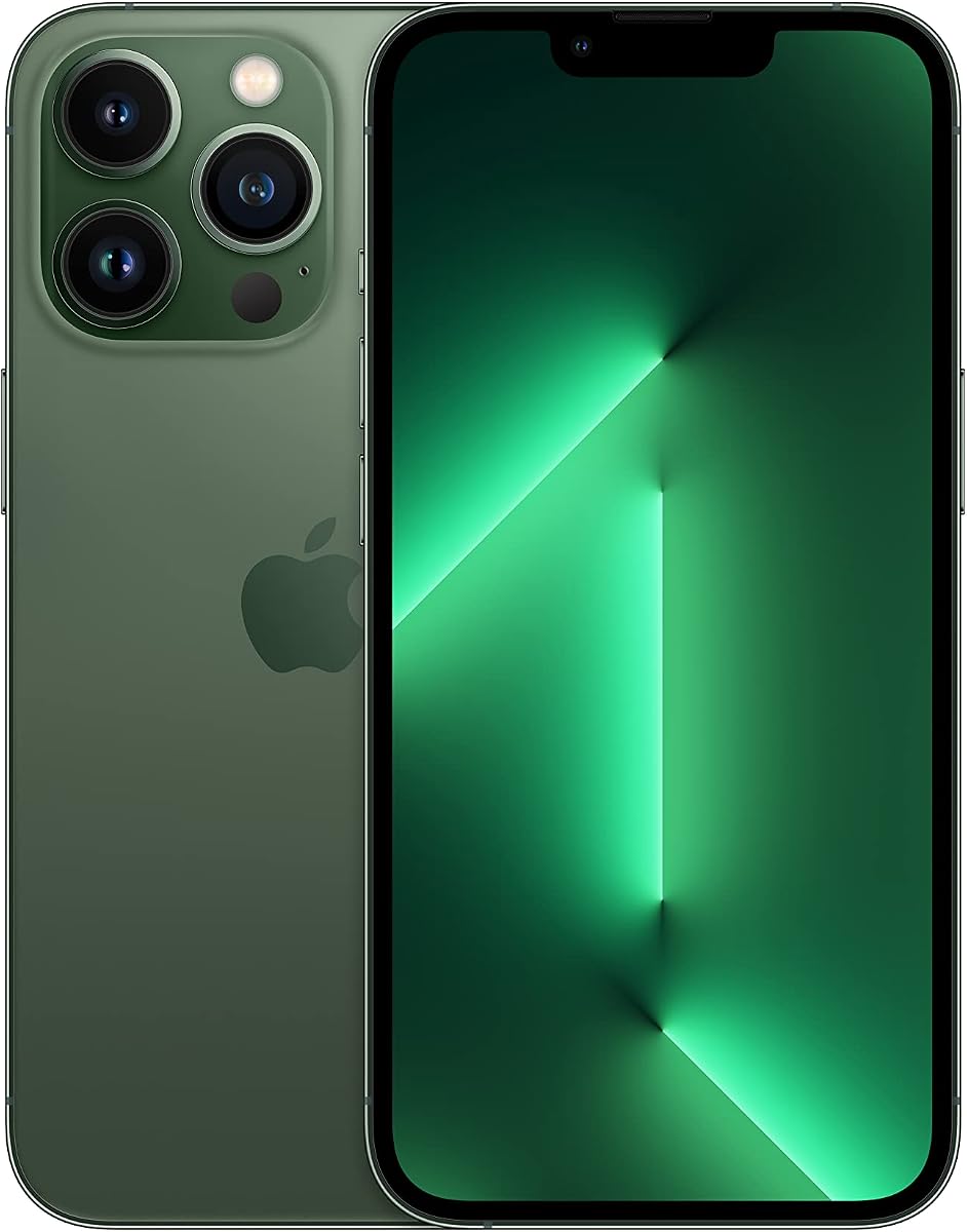 Apple iPhone 13 Pro, 256 GB, verde alpino - Libre (renovado)