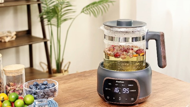 【人気】Feekaa 電気ケトル ガラス 温度調節 保温機能付き 1.3L大容量 Amazon | Feekaa 電気ケトル ガラス 温度調節 (±1℃) 72H保温機能